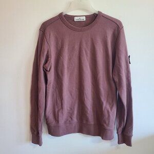 STONE ISLAND Men's Compass Badge Sweatshirt Dust Pink